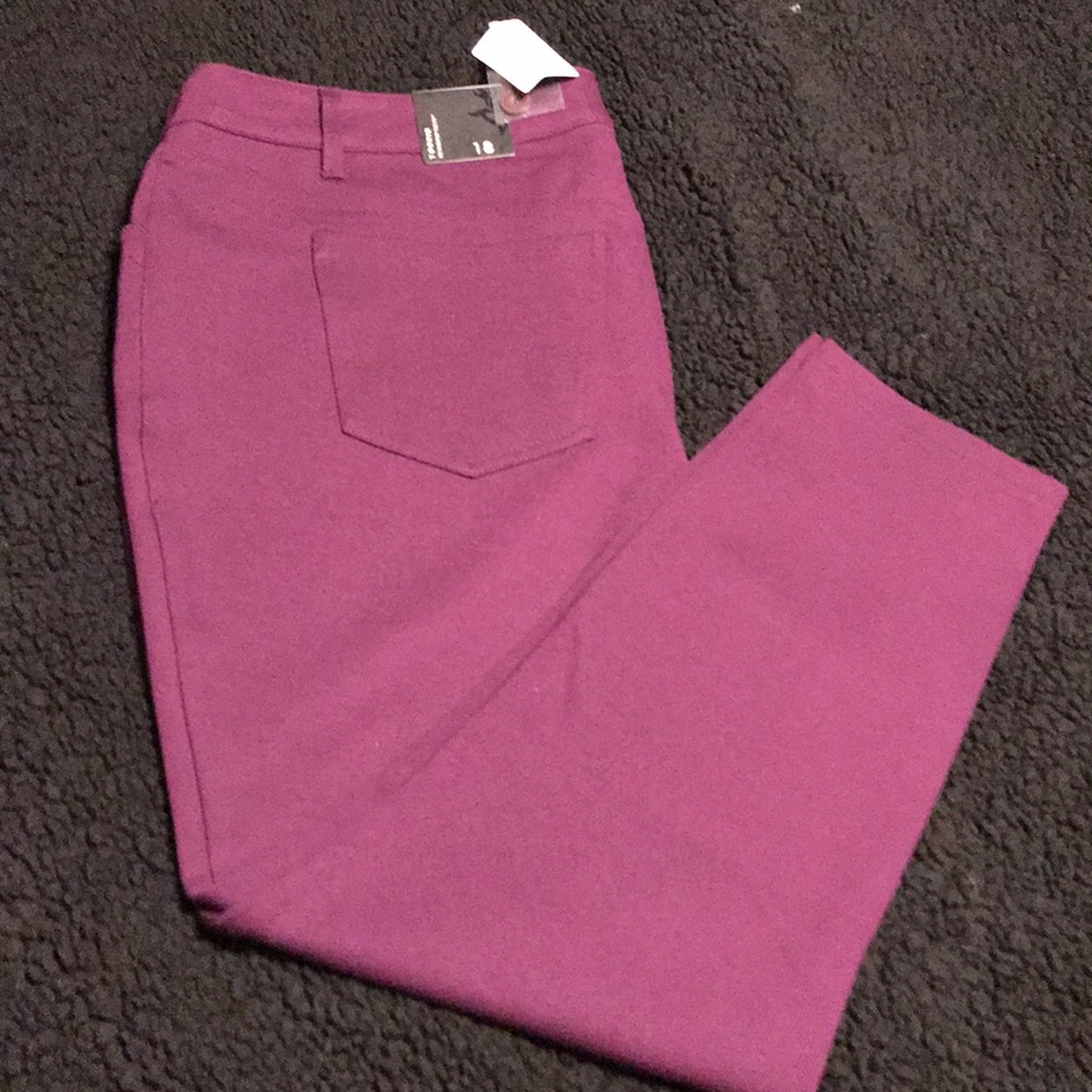 Purple skinny pant